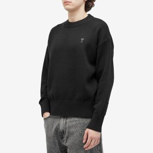 AMI Paris Tonal Heart Crew Neck Jumper