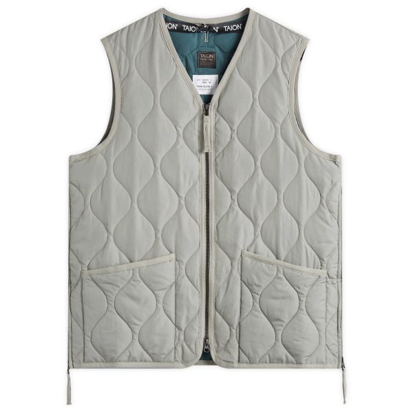 Taion Military Zip V-Neck Down Vest