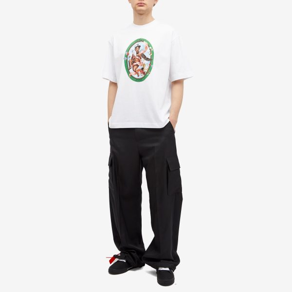 Off-White Fresco Oval Skate T-Shirt