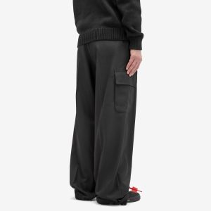 Off-White OW Embroidered Drill Cotton Cargo Pants