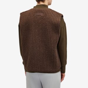 Homme Plissé Issey Miyake Pleated Boa Fleece Vest