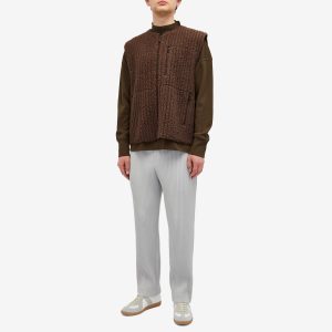 Homme Plissé Issey Miyake Pleated Boa Fleece Vest