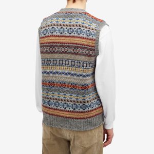 Jamieson's of Shetland Fair Isle Button Through Vest