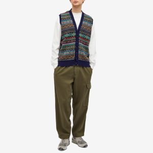 Jamieson's of Shetland Fair Isle Button Through Vest