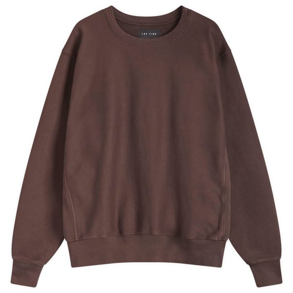 Les Tien Heavyweight Crop Crew Sweat