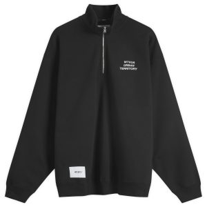 WTAPS 20 Embroidered Half Zip Sweat