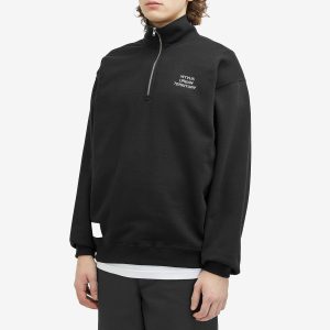 WTAPS 20 Embroidered Half Zip Sweat