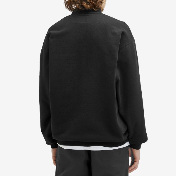 WTAPS 20 Embroidered Half Zip Sweat