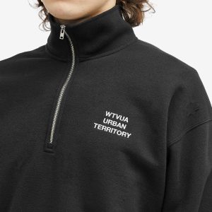 WTAPS 20 Embroidered Half Zip Sweat