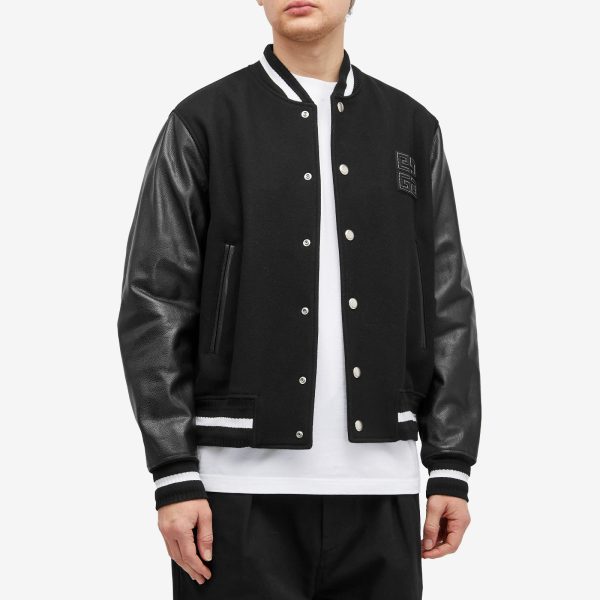 Givenchy Mix Material Varsity Jacket