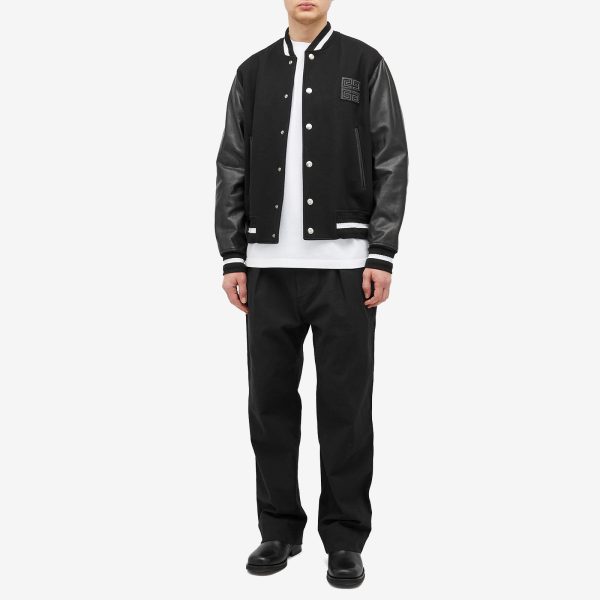 Givenchy Mix Material Varsity Jacket