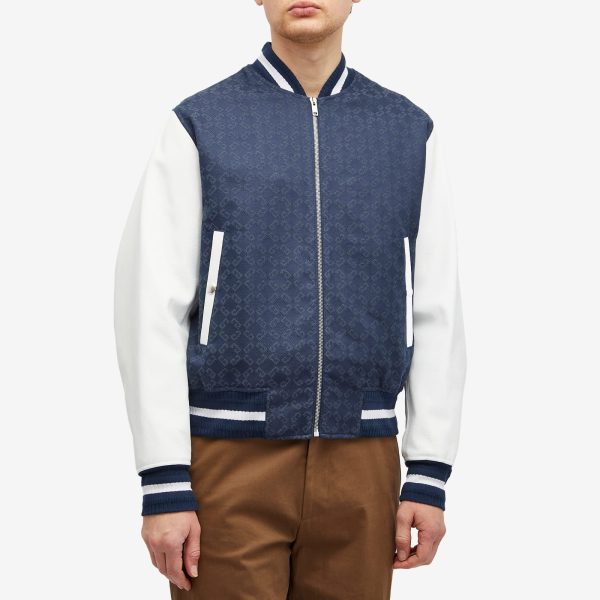 Givenchy Mixed Material Varsity Jacket