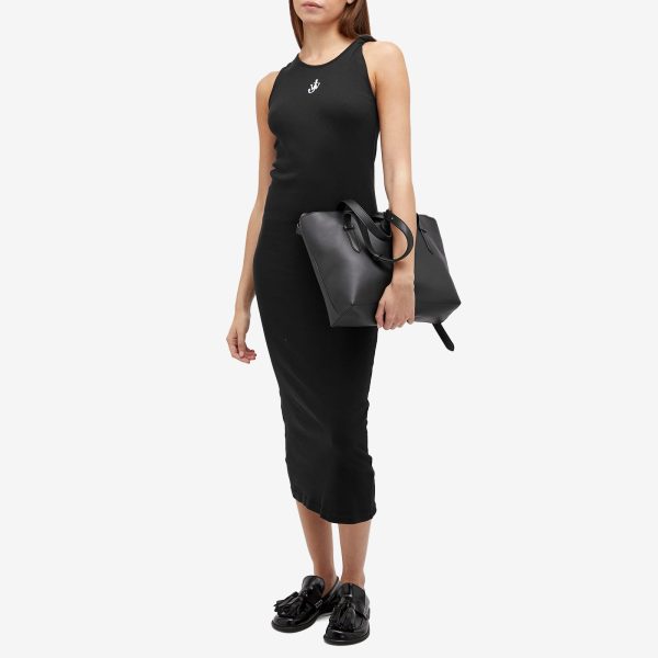 JW Anderson Anchor Embroidery Twisted Strap Dress