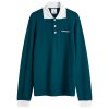 Casablanca Logo Long Sleeve Polo Shirt