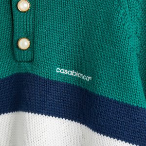 Casablanca Colour Block Polo Shirt