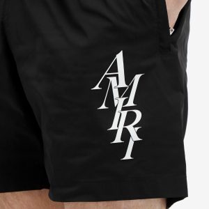 AMIRI Stack Logo Swim Shorts