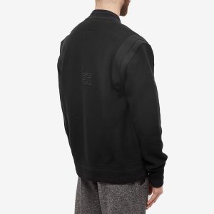 Givenchy Logo Knit Bomber Jacket