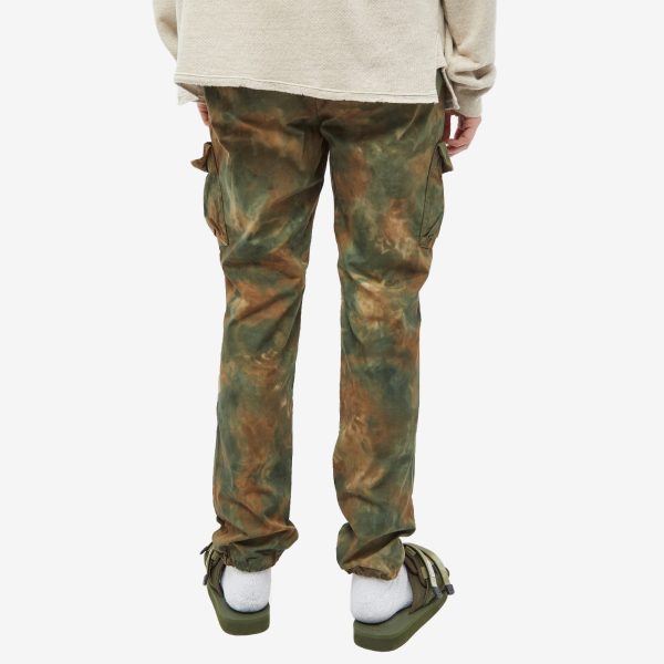 John Elliott Camo Tie Dye Cargo Pant