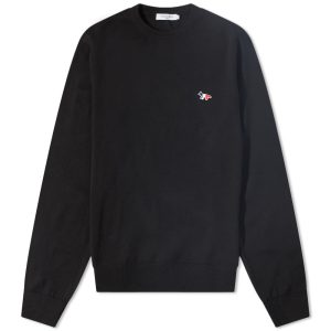 Maison Kitsuné Tricolor Fox Patch Classic Knit