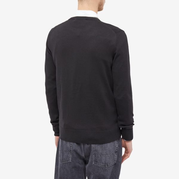 Maison Kitsuné Tricolor Fox Patch Classic Knit