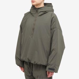 Fear of God ESSENTIALS Spring Nylon Filled Half Zip Hoodie