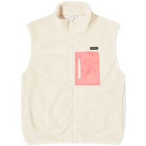 Sporty & Rich Zipped Sherpa Vest