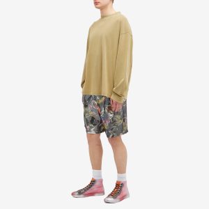 Acne Studios Rudent Foiled Print Shorts