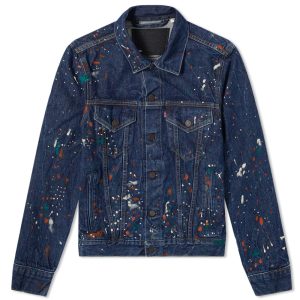 END. x Levi'sÂ® 'Painted' Selvedge Trucker Jacket