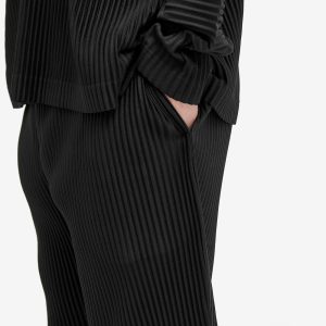 Homme Plissé Issey Miyake Pleated Tapered Trousers