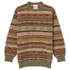 Jamieson's of Shetland Brushed Fair Isle Crew Knit