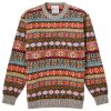 Jamieson's of Shetland Brushed Fair Isle Crew Knit