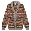 Jamieson's of Shetland Fair Isle Shawl Collar Cardigan