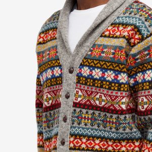 Jamieson's of Shetland Fair Isle Shawl Collar Cardigan