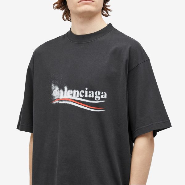 Balenciaga Political Campaign Stencil Tee