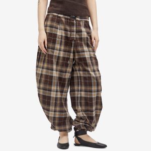 The Attico Long Checked Pants