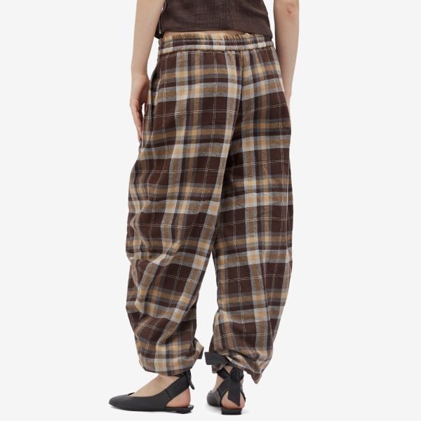 The Attico Long Checked Pants