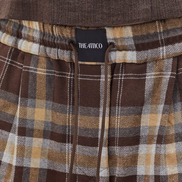 The Attico Long Checked Pants