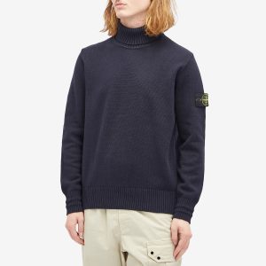 Stone Island Winter Cotton Turtle Neck Jumper