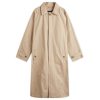 about:blank Monogram Trench Coat