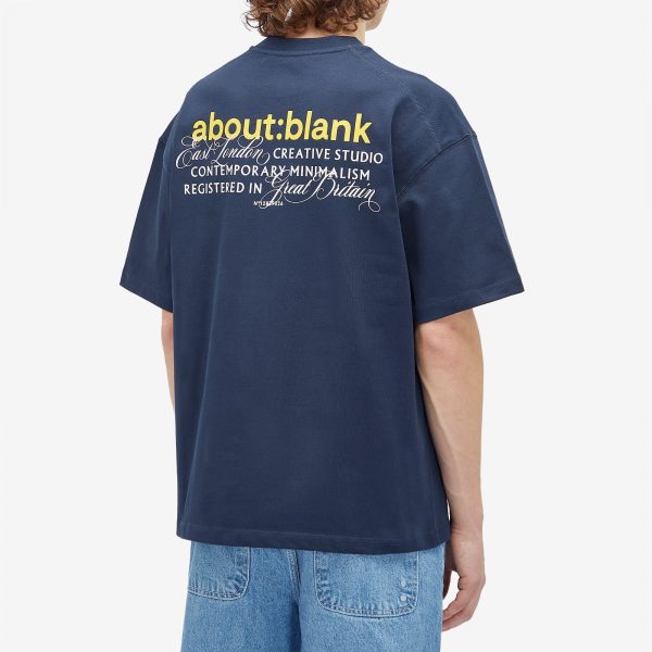 about:blank Registered T-Shirt