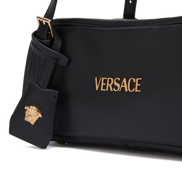 Versace Lamb Leather Shoulder Bag