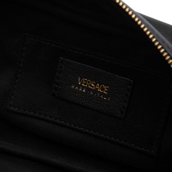 Versace Lamb Leather Shoulder Bag