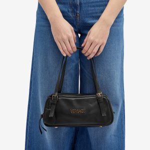 Versace Lamb Leather Shoulder Bag