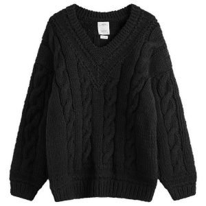 Visvim V-Collegium Hand-Knit Sweater