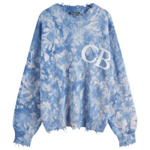 Cole Buxton Distressed CB Knit Sweat