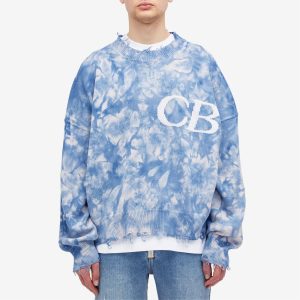 Cole Buxton Distressed CB Knit Sweat