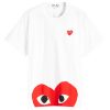 Comme des Garçons Play Oversized Heart T-Shirt