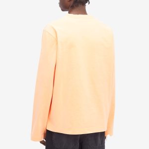 Acne Studios Edden Logo Wings Long Sleeve T-Shirt