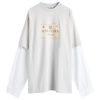 Acne Studios Edra Double U Champagne T-Shirt