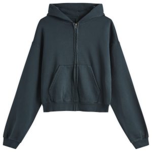 SKIMS Lofty Garment Dye Fleece Zip-Up Hoodie